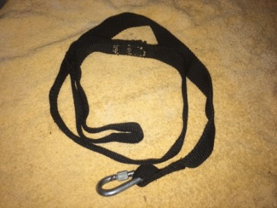 поводок черный 1,5 метра стропа